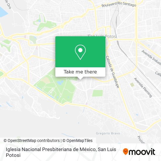 Iglesia Nacional Presbiteriana de México map