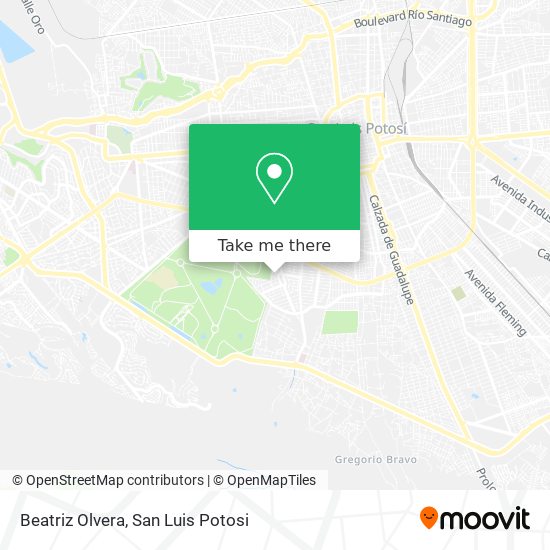 Beatriz Olvera map
