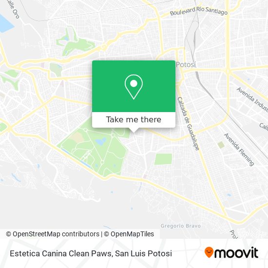 Estetica Canina Clean Paws map