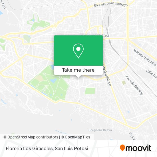 Floreria Los Girasoles map