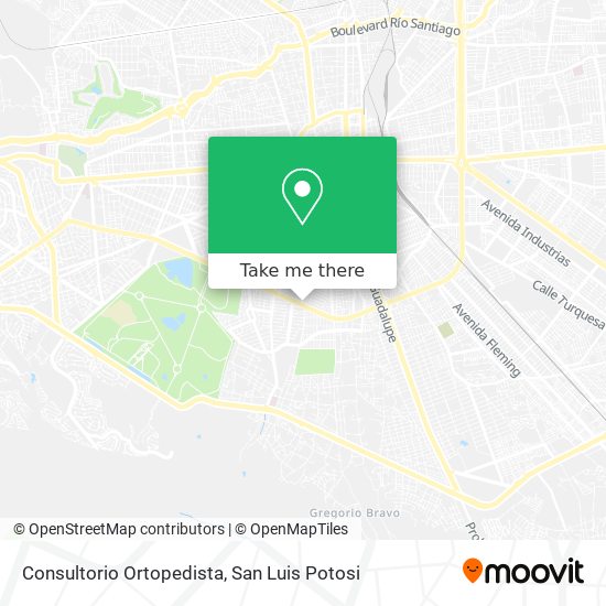 Consultorio Ortopedista map