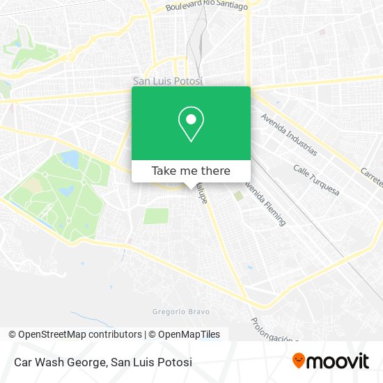 Car Wash George map