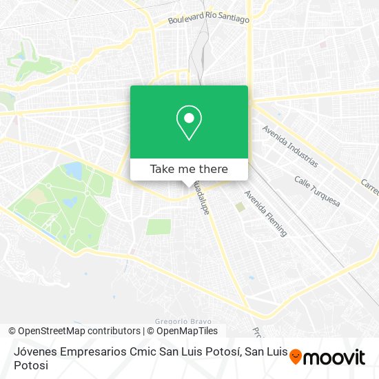 Mapa de Jóvenes Empresarios Cmic San Luis Potosí