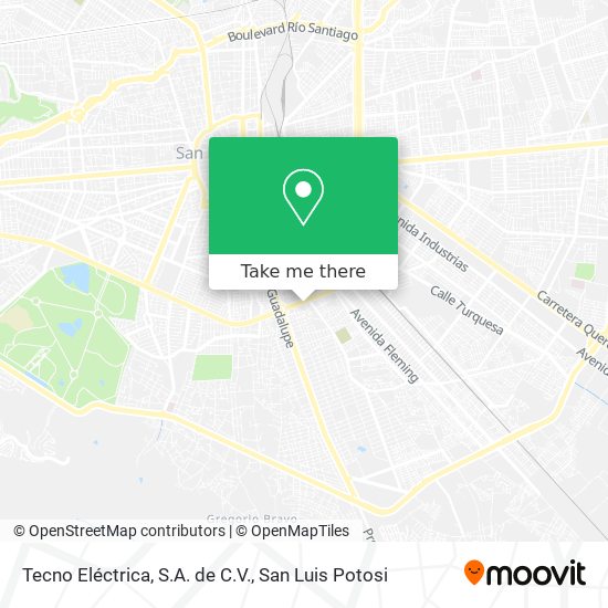 Tecno Eléctrica, S.A. de C.V. map