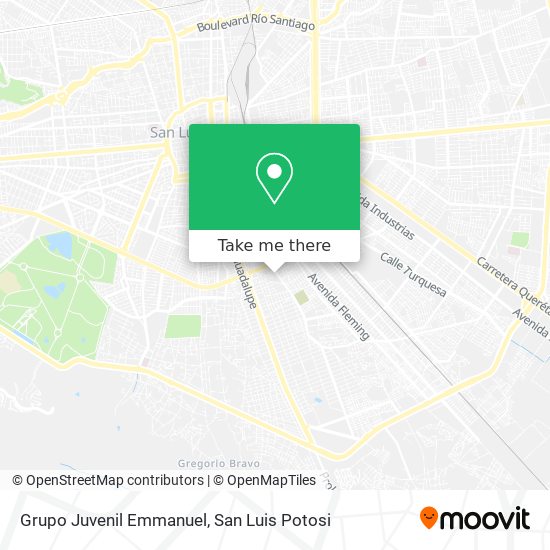 Mapa de Grupo Juvenil Emmanuel