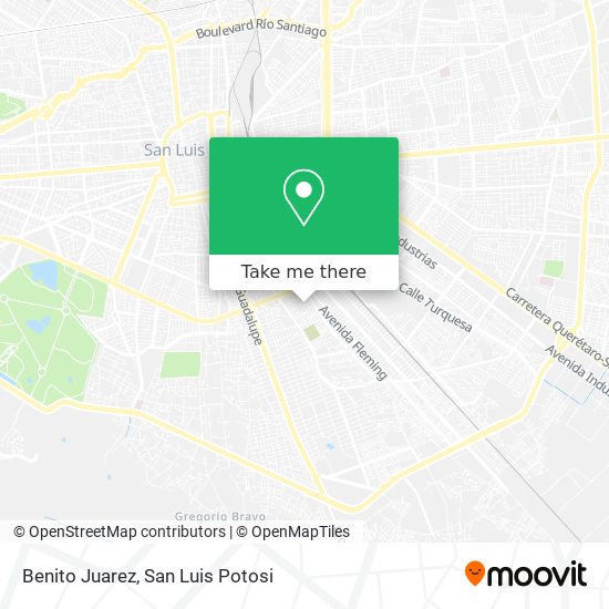 Benito Juarez map