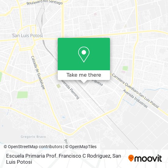 Escuela Primaria Prof. Francisco C Rodríguez map