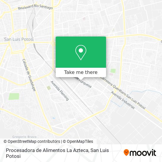 Procesadora de Alimentos La Azteca map