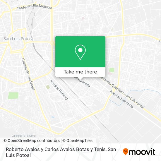 Roberto Avalos y Carlos Avalos Botas y Tenis map