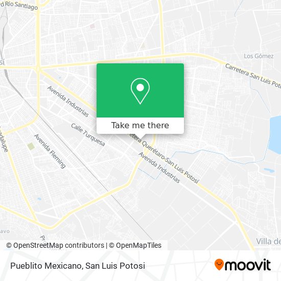 Pueblito Mexicano map