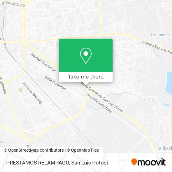 PRESTAMOS RELAMPAGO map