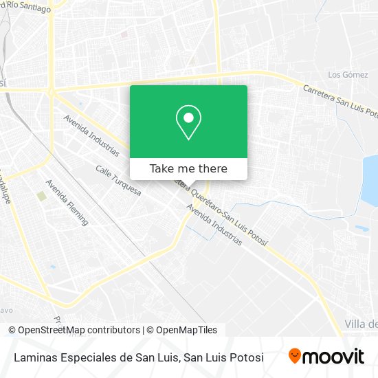 Laminas Especiales de San Luis map