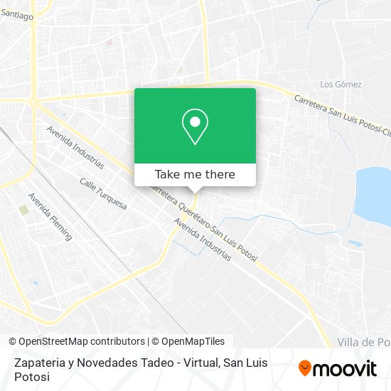 Mapa de Zapateria y Novedades Tadeo - Virtual