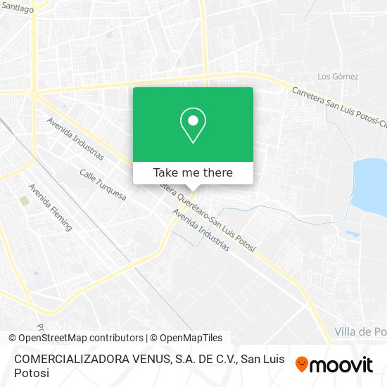 Mapa de COMERCIALIZADORA VENUS, S.A. DE C.V.