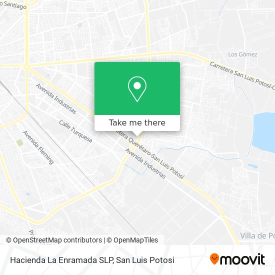 Mapa de Hacienda La Enramada SLP