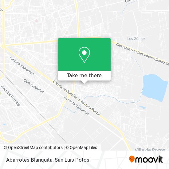 Mapa de Abarrotes Blanquita