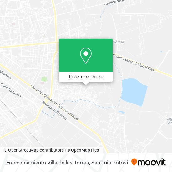 Fraccionamiento Villa de las Torres map