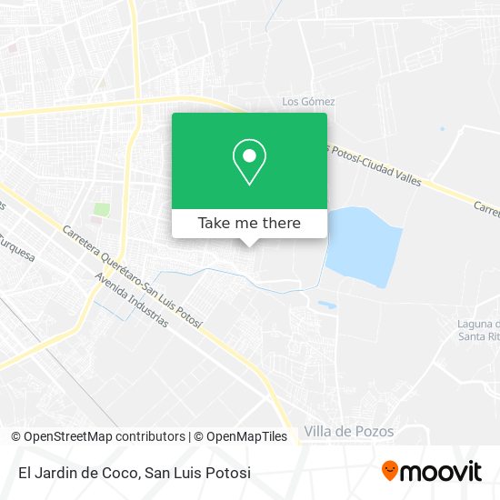 Mapa de El Jardin de Coco