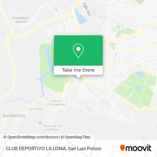 How to get to CLUB DEPORTIVO LA LOMA in San Luis Potosí by Bus?