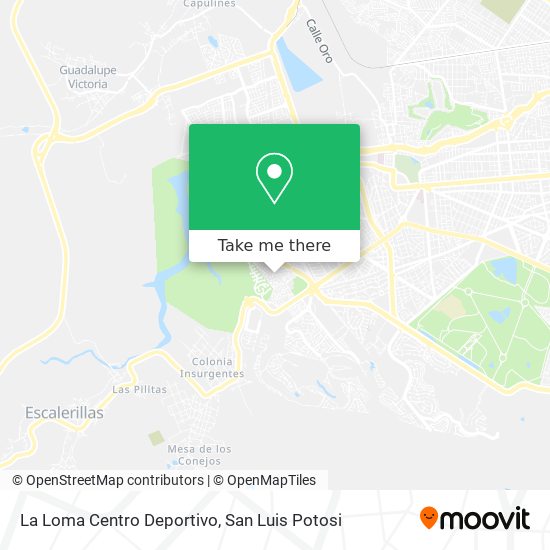 La Loma Centro Deportivo map
