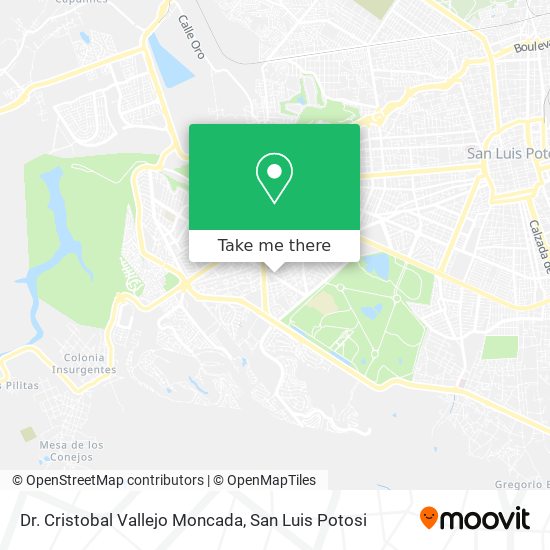Mapa de Dr. Cristobal Vallejo Moncada