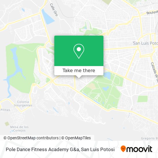 Pole Dance Fitness Academy G&a map