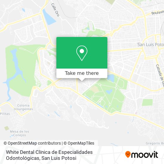 Mapa de White Dental Clínica de Especialidades Odontológicas