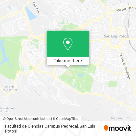 Facultad de Ciencias Campus Pedregal map