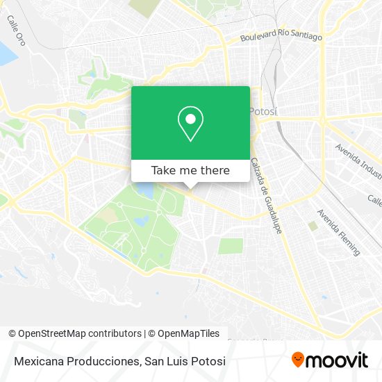 Mexicana Producciones map