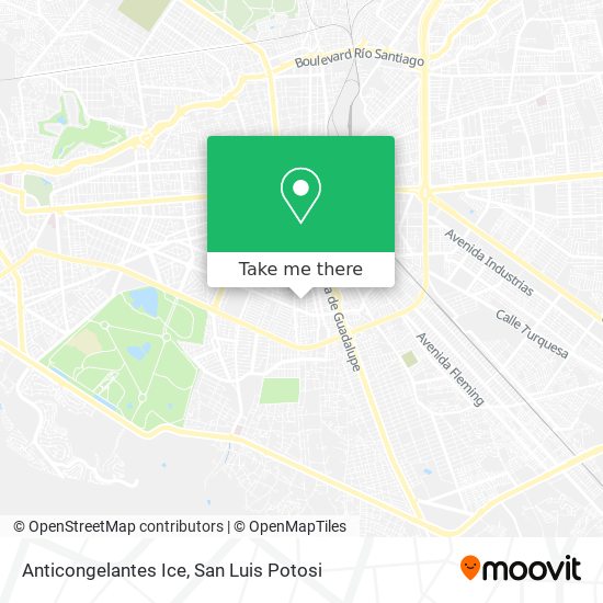 Mapa de Anticongelantes Ice