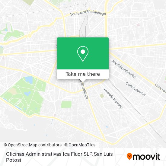 Oficinas Administrativas Ica Fluor SLP map