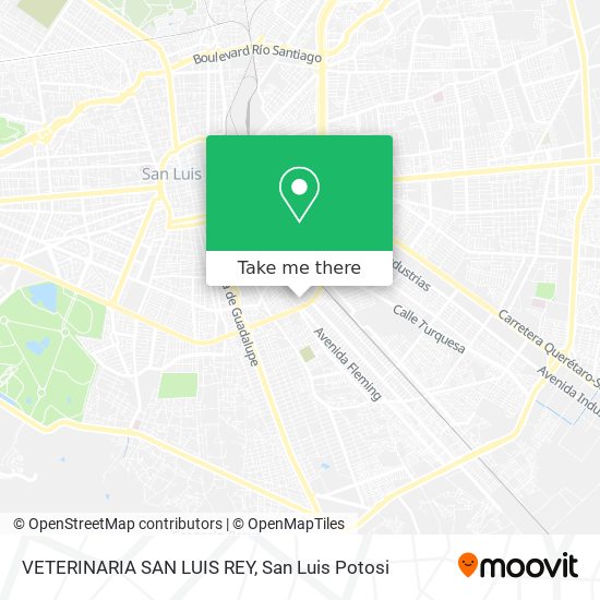 VETERINARIA SAN LUIS REY map
