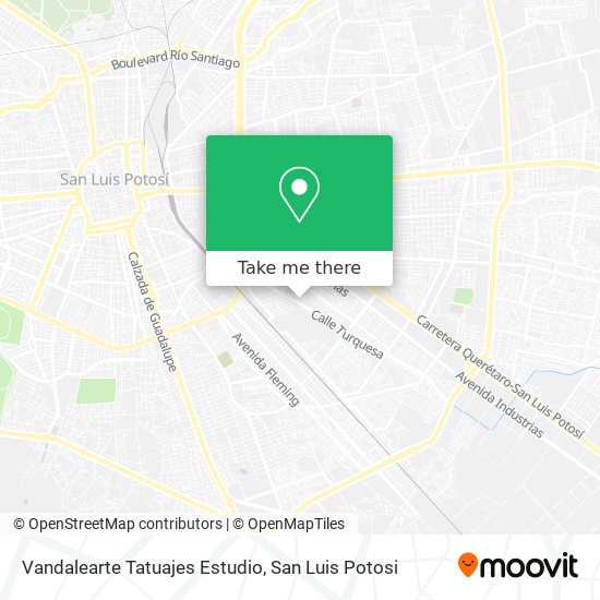 Mapa de Vandalearte Tatuajes Estudio