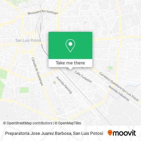Mapa de Preparatoria Jose Juarez Barbosa
