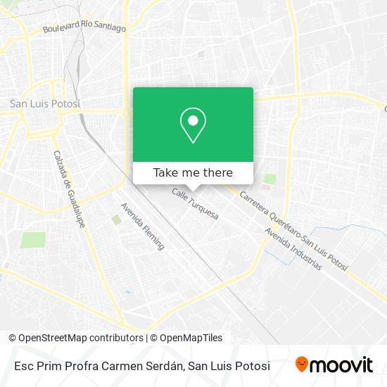 Mapa de Esc Prim Profra Carmen Serdán