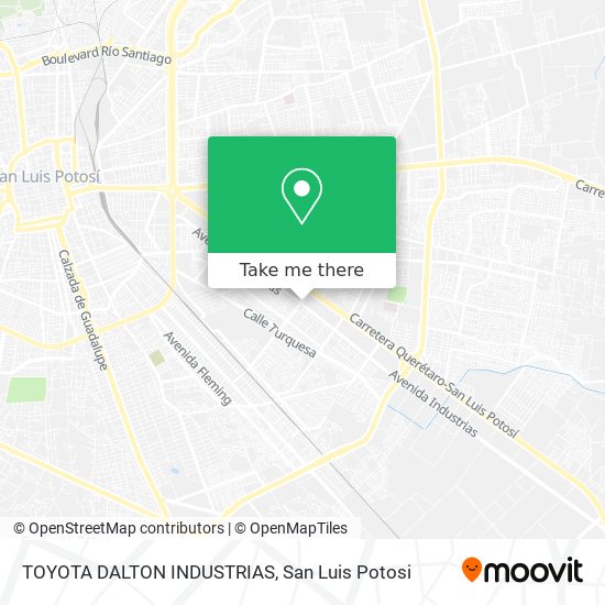 TOYOTA DALTON INDUSTRIAS map