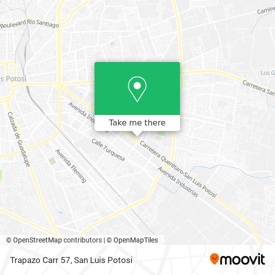Mapa de Trapazo Carr 57