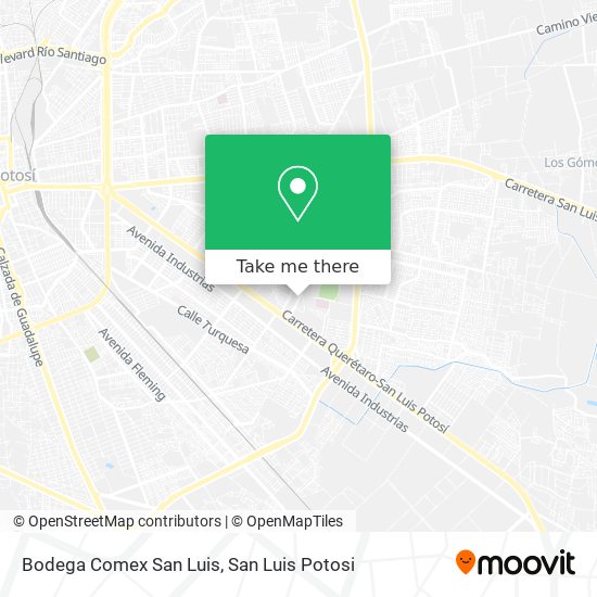 Bodega Comex San Luis map