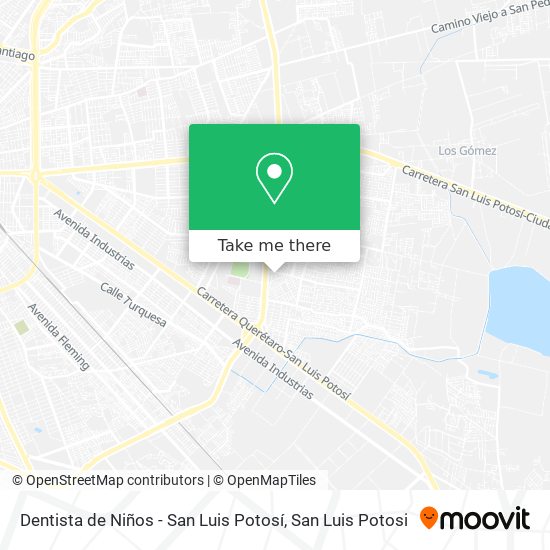 Dentista de Niños - San Luis Potosí map