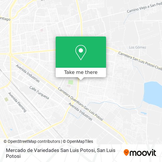 Mapa de Mercado de Variedades San Luis Potosi