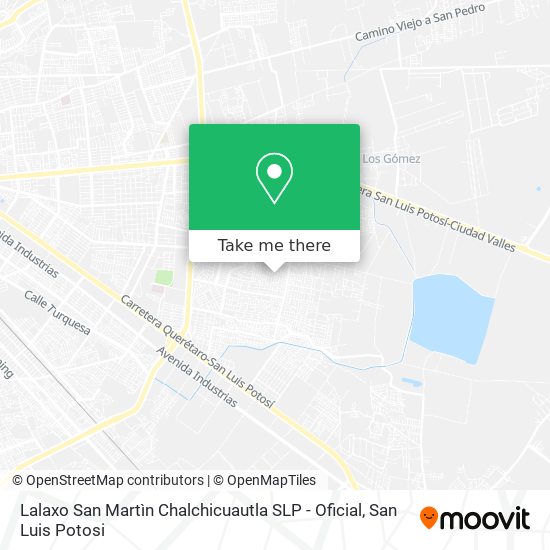 Lalaxo San Martìn Chalchicuautla SLP - Oficial map