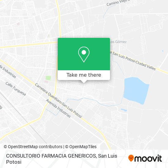 CONSULTORIO FARMACIA GENERICOS map