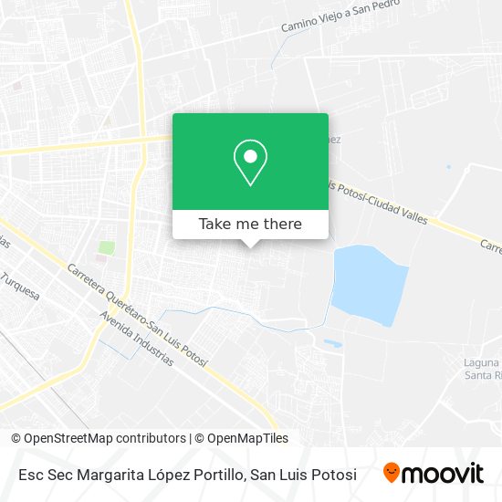 Mapa de Esc Sec Margarita López Portillo
