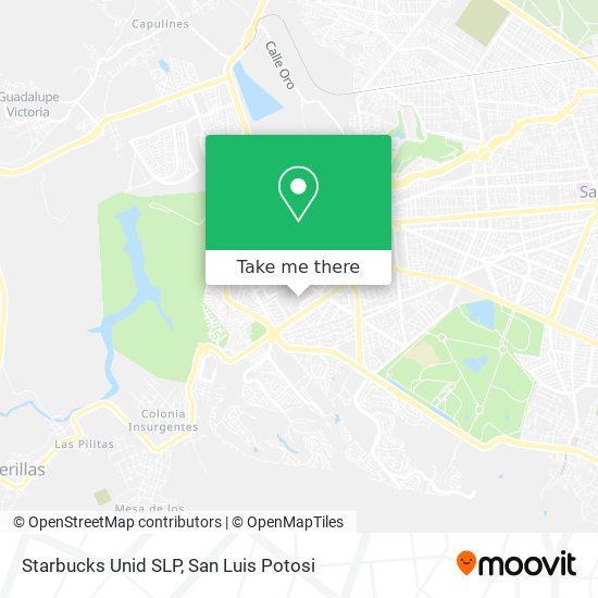 Starbucks Unid SLP map