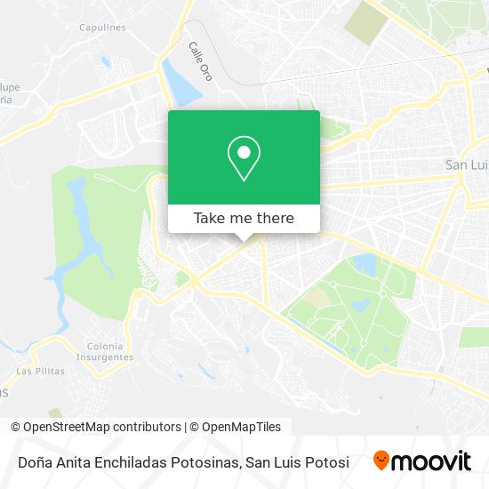 Doña Anita Enchiladas Potosinas map
