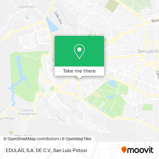 Mapa de EDULAG, S.A. DE C.V.