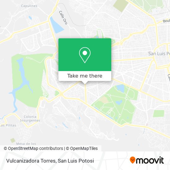 Vulcanizadora Torres map