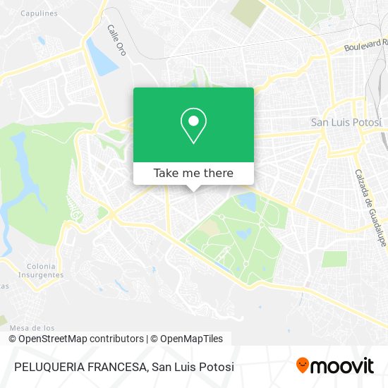 Mapa de PELUQUERIA FRANCESA