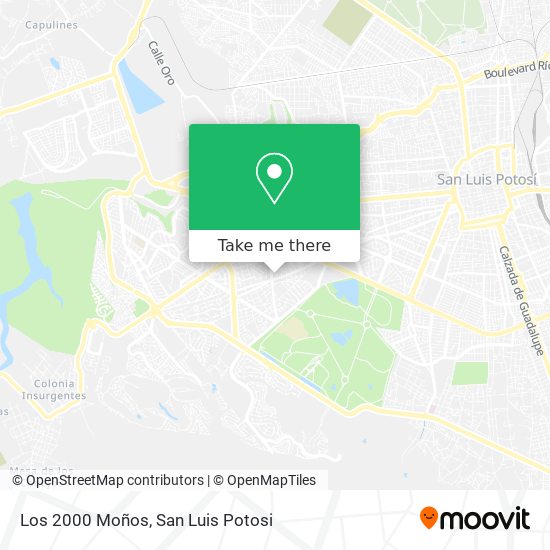 Mapa de Los 2000 Moños