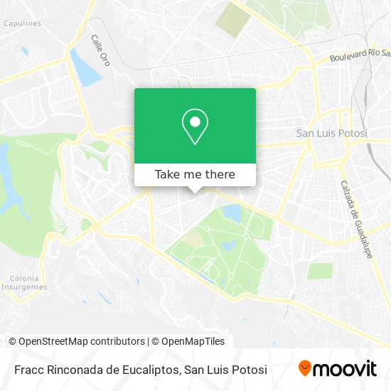 Mapa de Fracc Rinconada de Eucaliptos